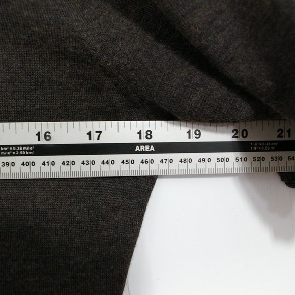 Ursula Conzen Polo Shirt Womens 2 Fitted Brown Cashmere Silk Lightweight Ladies - Picture 8 of 10